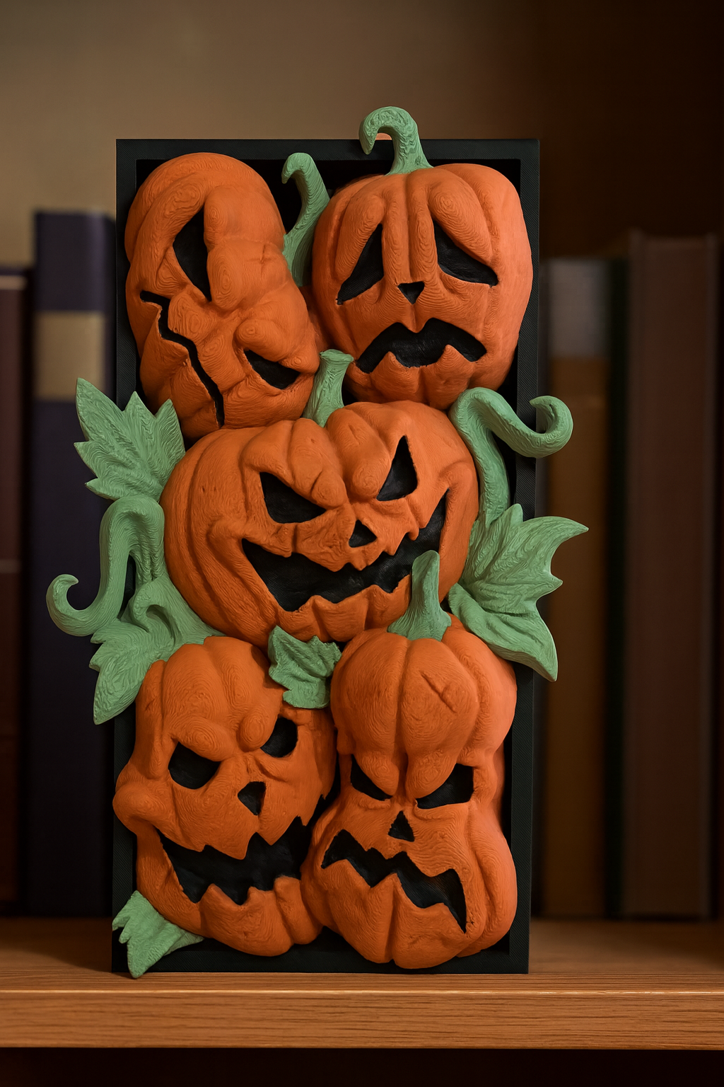 🎃 Halloween Book Nook – Kürbis-Edition