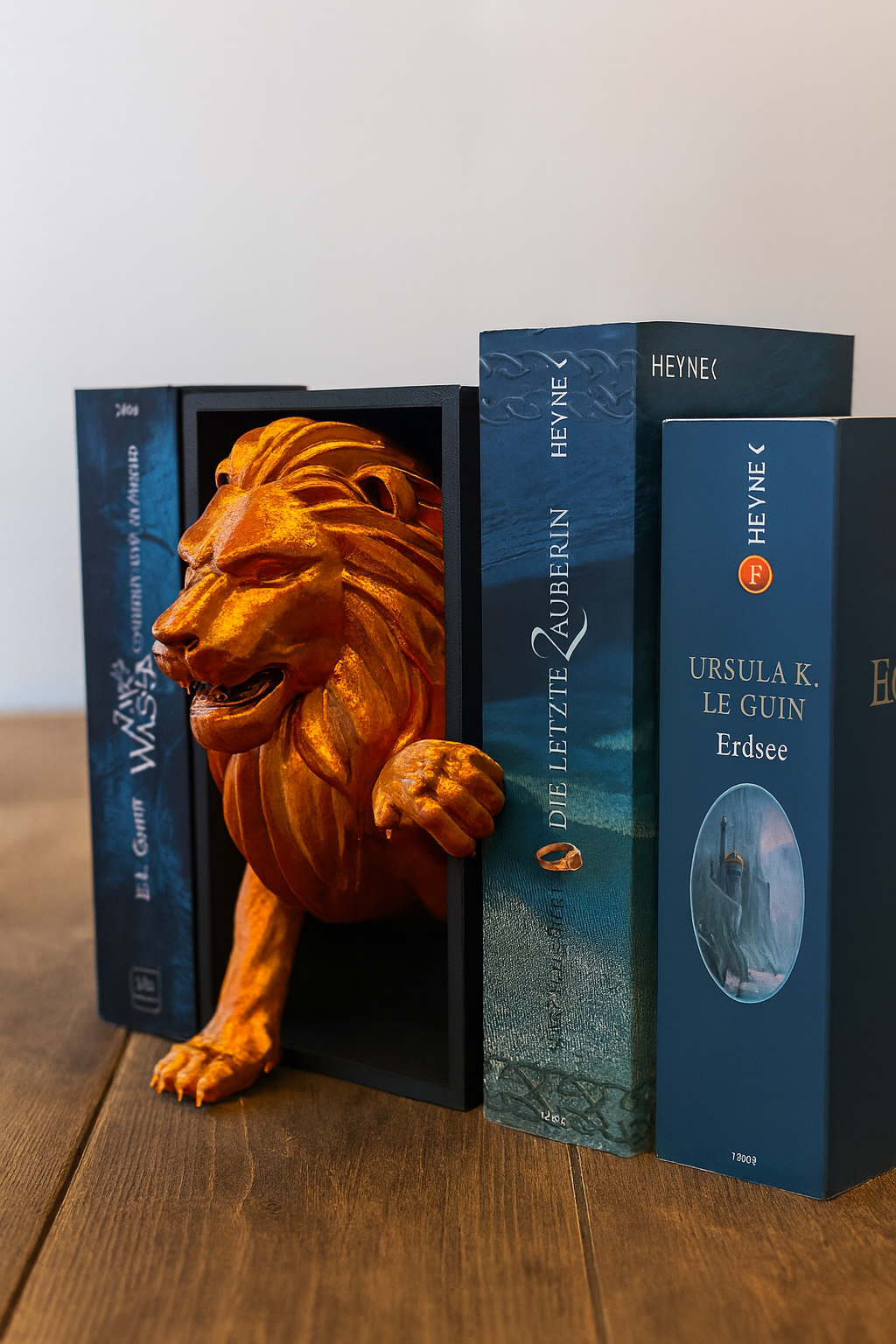 🦁 Book Nook „Der aufsteigende Löwe“ – Magisches Bücherregal-Highlight für Fantasy-Fans