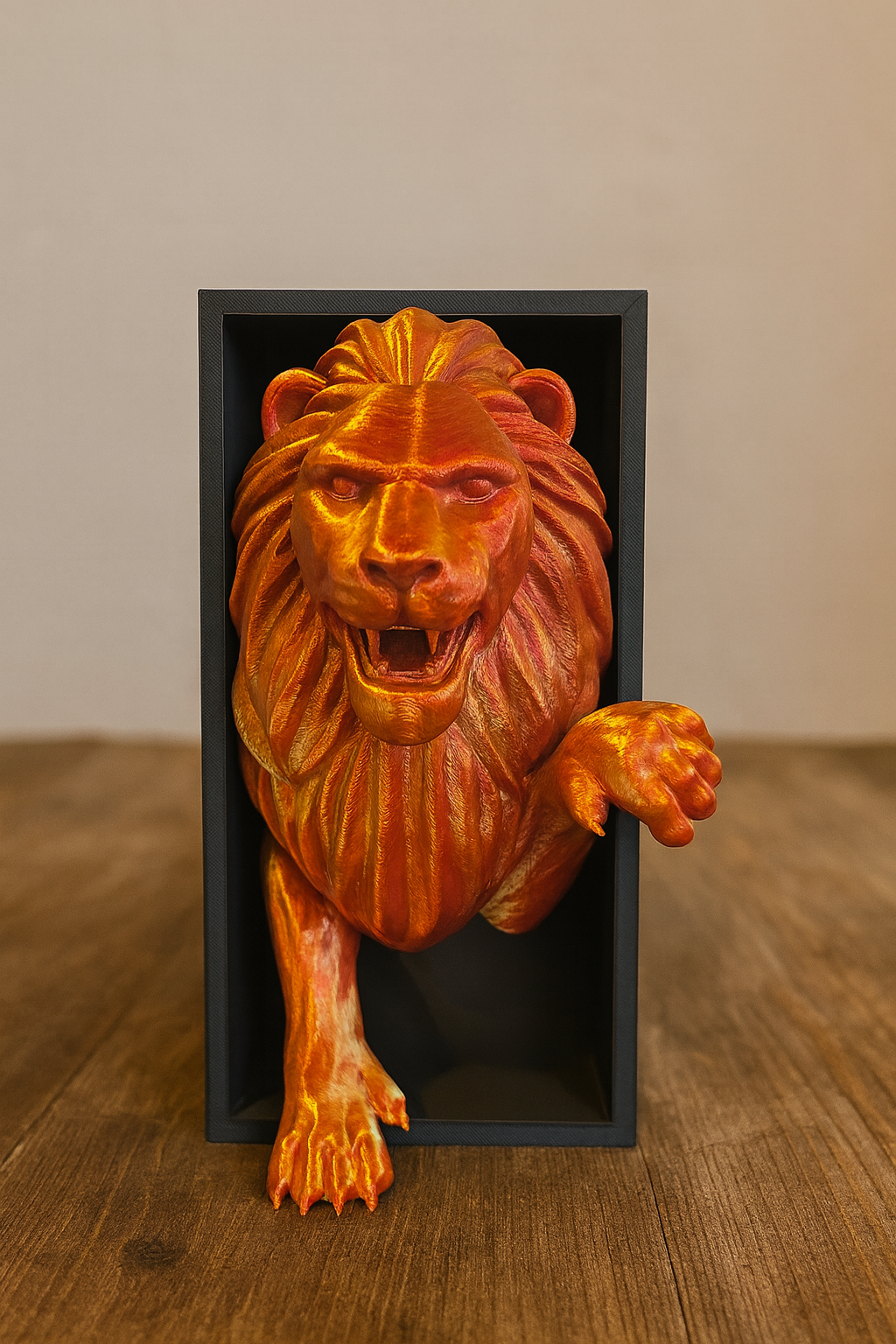 🦁 Book Nook „Der aufsteigende Löwe“ – Magisches Bücherregal-Highlight für Fantasy-Fans