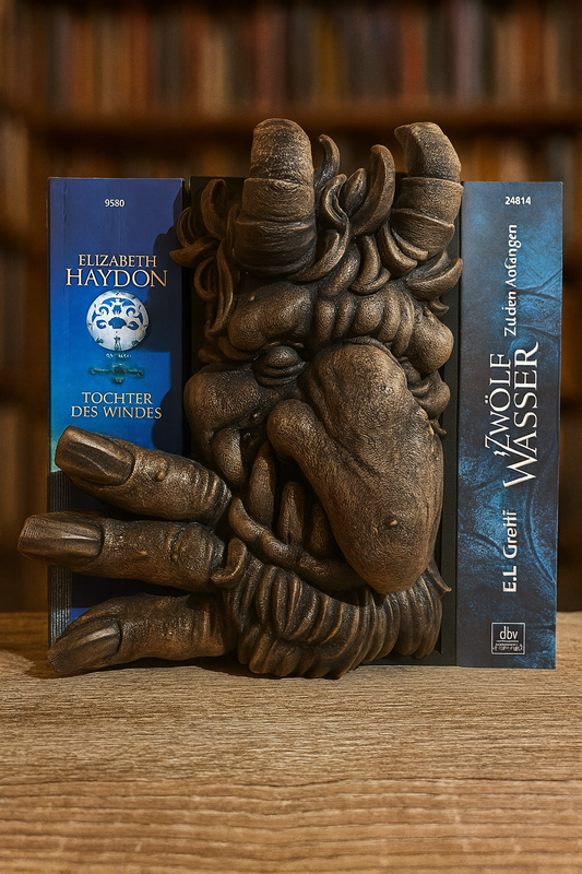 👹 Book Nook "Troll" – Ein mythischer Wächter für dein Bücherregal