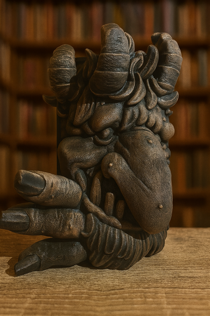 👹 Book Nook "Troll" – Ein mythischer Wächter für dein Bücherregal