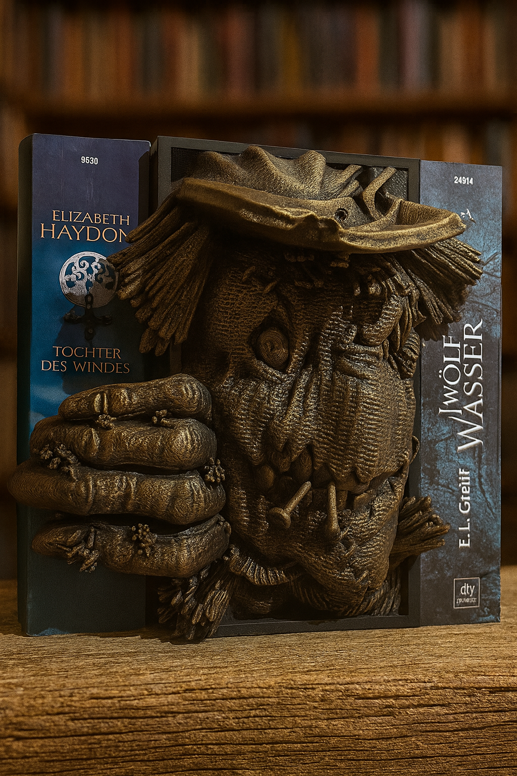 🌾 Book Nook „Scarecrow“ – Der düstere Wächter deiner Bücher