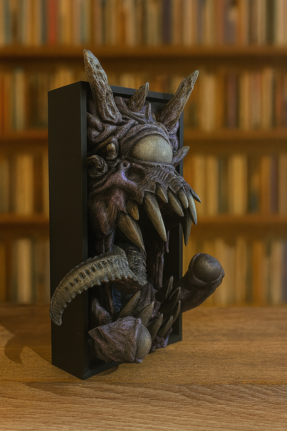👁️ Book Nook „Watcher“ – Der Wächter deiner Bibliothek 📚