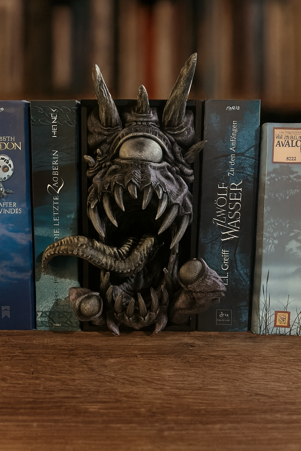 👁️ Book Nook „Watcher“ – Der Wächter deiner Bibliothek 📚