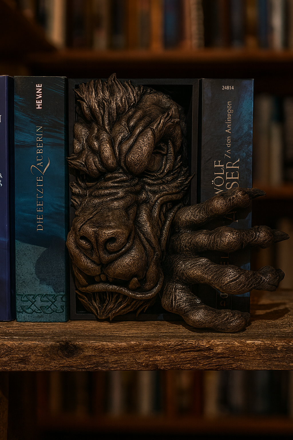 🌕 Book Nook „Werewolf“ – Das Biest zwischen deinen Büchern 🐺
