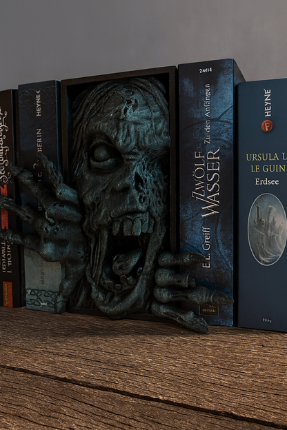 Book Nook „Zombie“ | Horror Regal Deko | 3D Druck Unikat