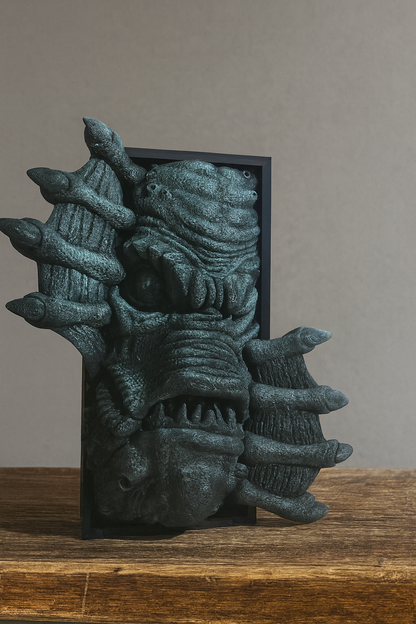 👾 Book Nook "Swamp Monster" – Unheimliches Regal-Highlight