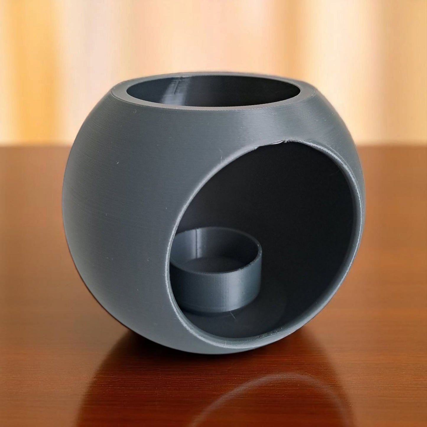 🕯️ Modern Ball (LED) Teelichthalter – Kugelförmiger Kerzenhalter im minimalistischen Design 🕯️