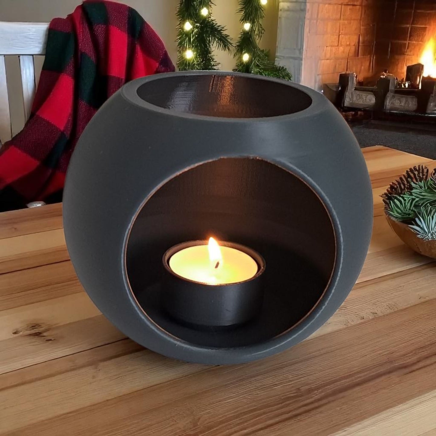🕯️ Modern Ball (LED) Teelichthalter – Kugelförmiger Kerzenhalter im minimalistischen Design 🕯️