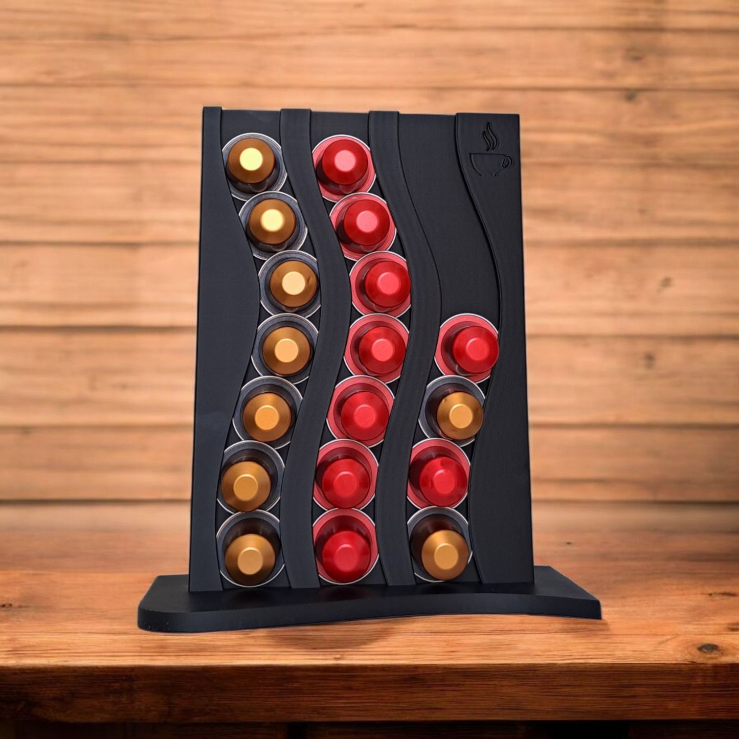 Nespresso-Kapselhalter – elegantes Wellen-Design für deine Kaffeestation
