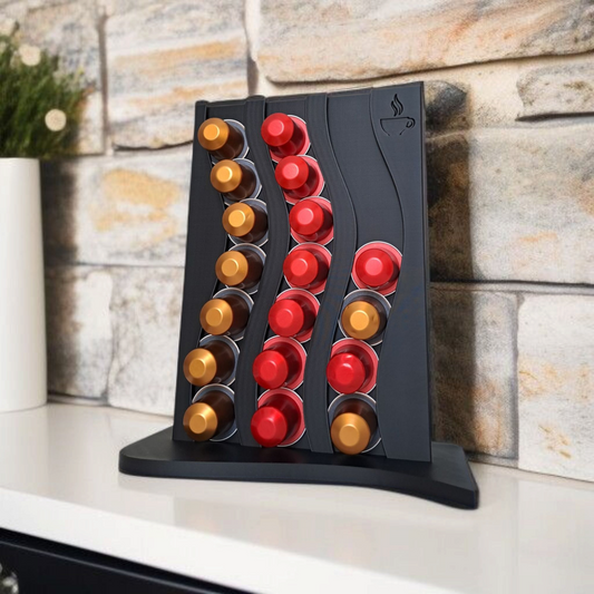 Nespresso-Kapselhalter – elegantes Wellen-Design für deine Kaffeestation