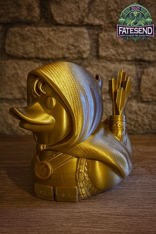 🦆 Spardose "Ranger Ducky" – Fantasy-Ente im Abenteuer-Look