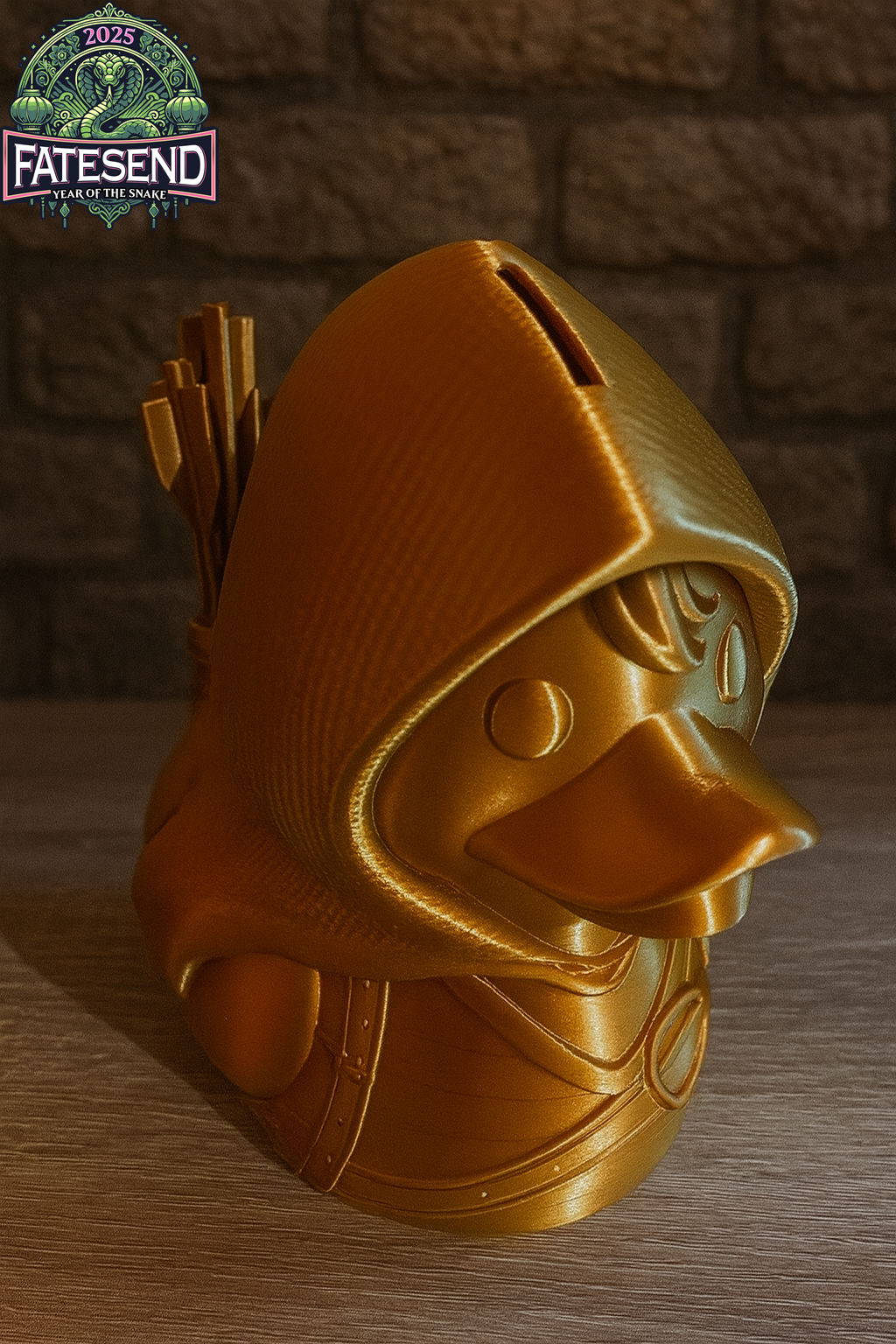 🦆 Spardose "Ranger Ducky" – Fantasy-Ente im Abenteuer-Look