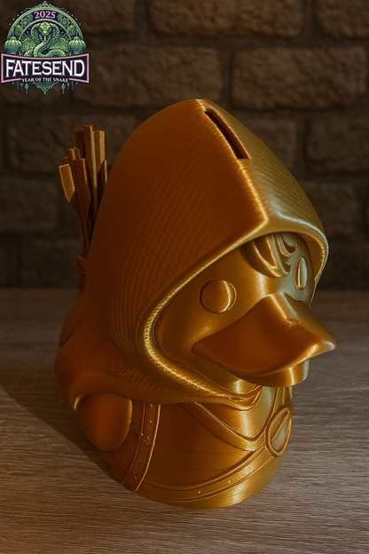 🦆 Spardose "Ranger Ducky" – Fantasy-Ente im Abenteuer-Look