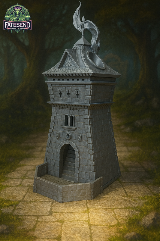 Dicetower Ranger – Würfelturm aus PLA in Space Grau 🎲🏰