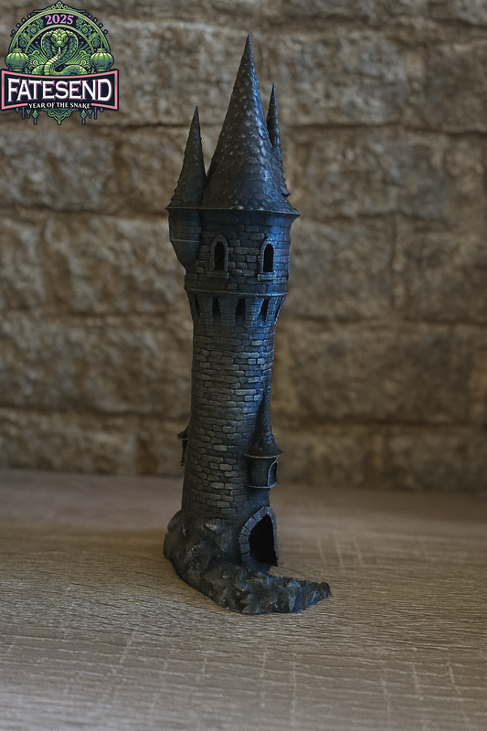 🎲 Dice Tower Tall – Handgefertigtes Unikat für dein Spiel