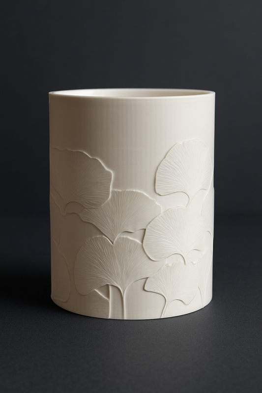 Ginkgoblatt Vase aus PLA 🌿
