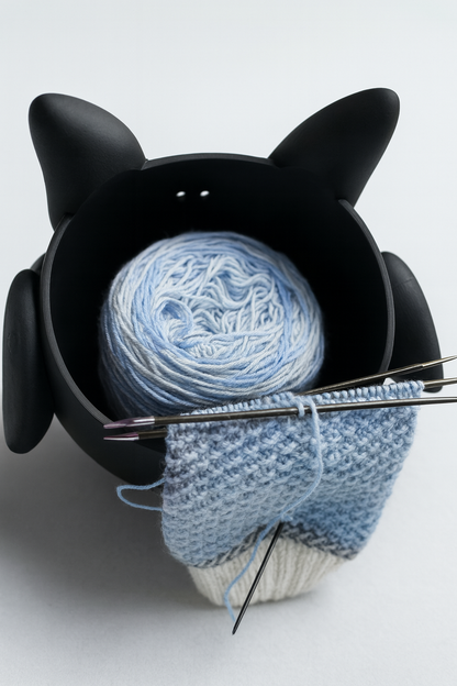 Garnschale „Betty“ – Fledermaus-Yarn Bowl 🦇🧶