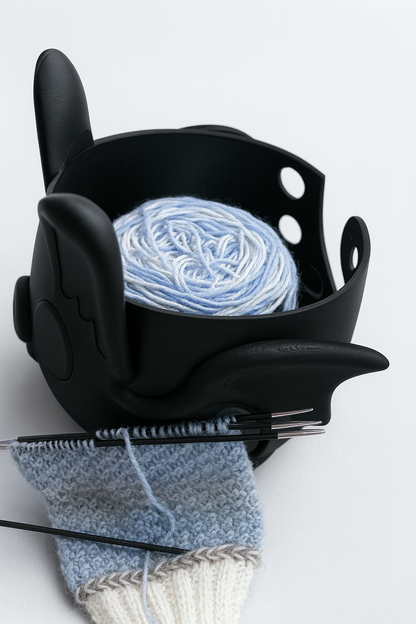 Garnschale „Betty“ – Fledermaus-Yarn Bowl 🦇🧶
