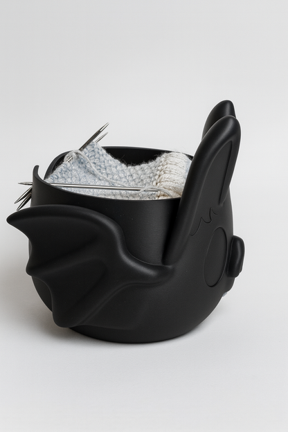 Garnschale „Betty“ – Fledermaus-Yarn Bowl 🦇🧶