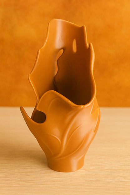 Herbstblatt-Vase