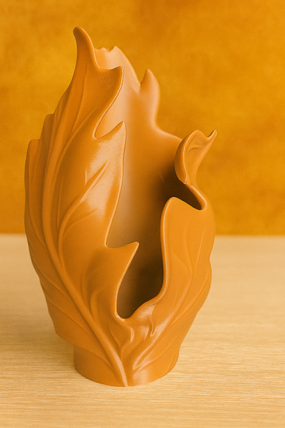 Herbstblatt-Vase