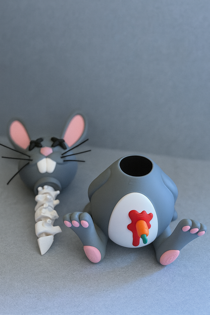 🐰 Skurriler Hase– Dein neuer Büro-Hingucker