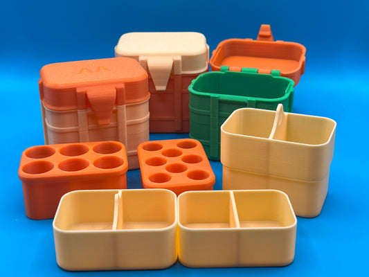 Multibox aus PLA – modulare Aufbewahrungsbox mit flexiblen Einsätzen