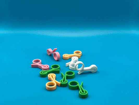 🧩 25er Set Beutelclips – Nachhaltige Verschlussclips aus PLA | Bunte Farben, vielseitig einsetzbar