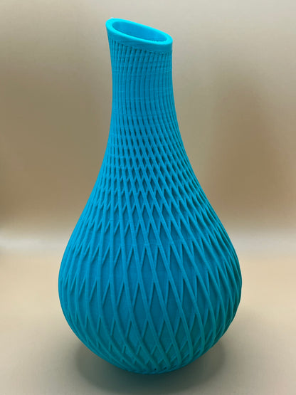 Vase „Vanta“ – 3D-gedruckte Dekovase aus PETG | ca. 179 mm hoch | moderne Vase für Trockenblumen | geometrisches Design