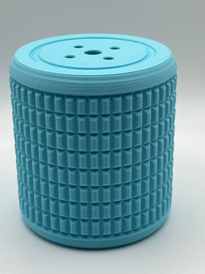 🌿 Pflanztopf "Quartz" – Modern & Minimalistisch | Mit passendem Tropfteller | 3D-Druck aus PLA 🌿