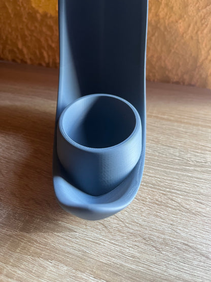 🌙 Dekorative Mondsichel mit integriertem Blumentopf – Stilvolle Pflanzen-Deko aus mattem PLA