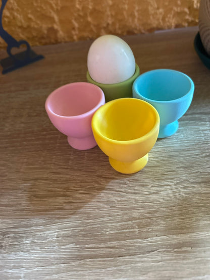 4er Set bunte Eierbecher - Farbe wählbar