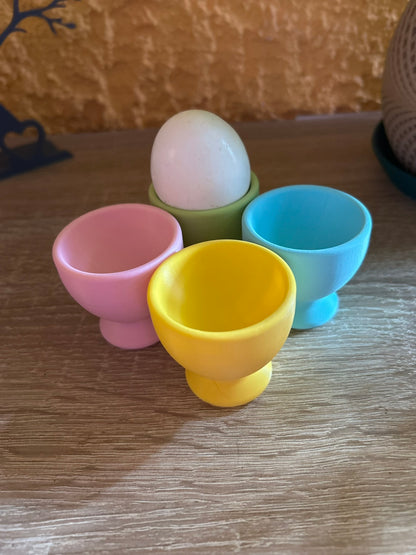 4er Set bunte Eierbecher - Farbe wählbar