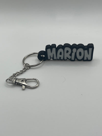 🗝️ Personalisierter Schlüsselanhänger mit Namen – Bis zu 12 Buchstaben | Individuelles Namensschild | 3D-Druck Geschenkidee