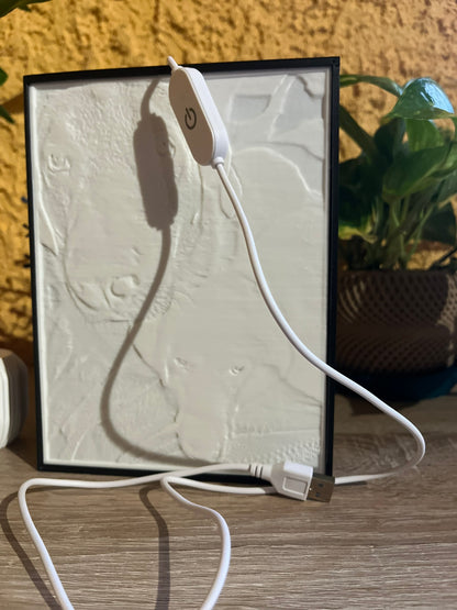 📸 Personalisiertes Lithophane LED-Bild mit deinem Foto – Einzigartige Deko mit Wow-Effekt!