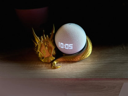 🐉 Drachenfigur - Thron für Smartspeaker