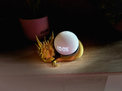 🐉 Drachenfigur - Thron für Smartspeaker