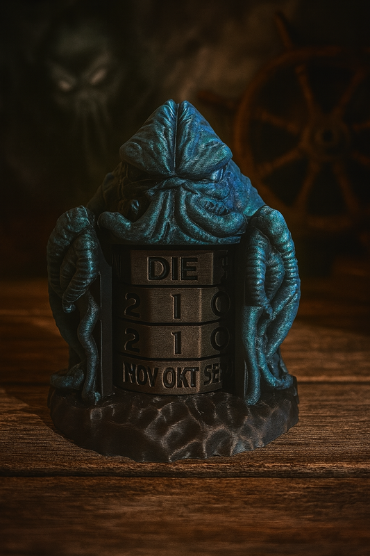🐙 Kalender „Cthulhu“ – Zeit aus den Tiefen des Meeres