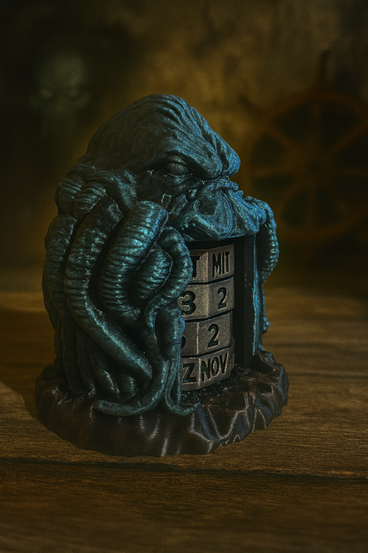 🐙 Kalender „Cthulhu“ – Zeit aus den Tiefen des Meeres