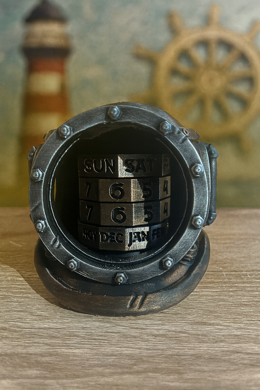 📅 Ewiger Kalender "Taucherglocke" – ein maritimer Hingucker für deinen Schreibtisch oder dein Regal!