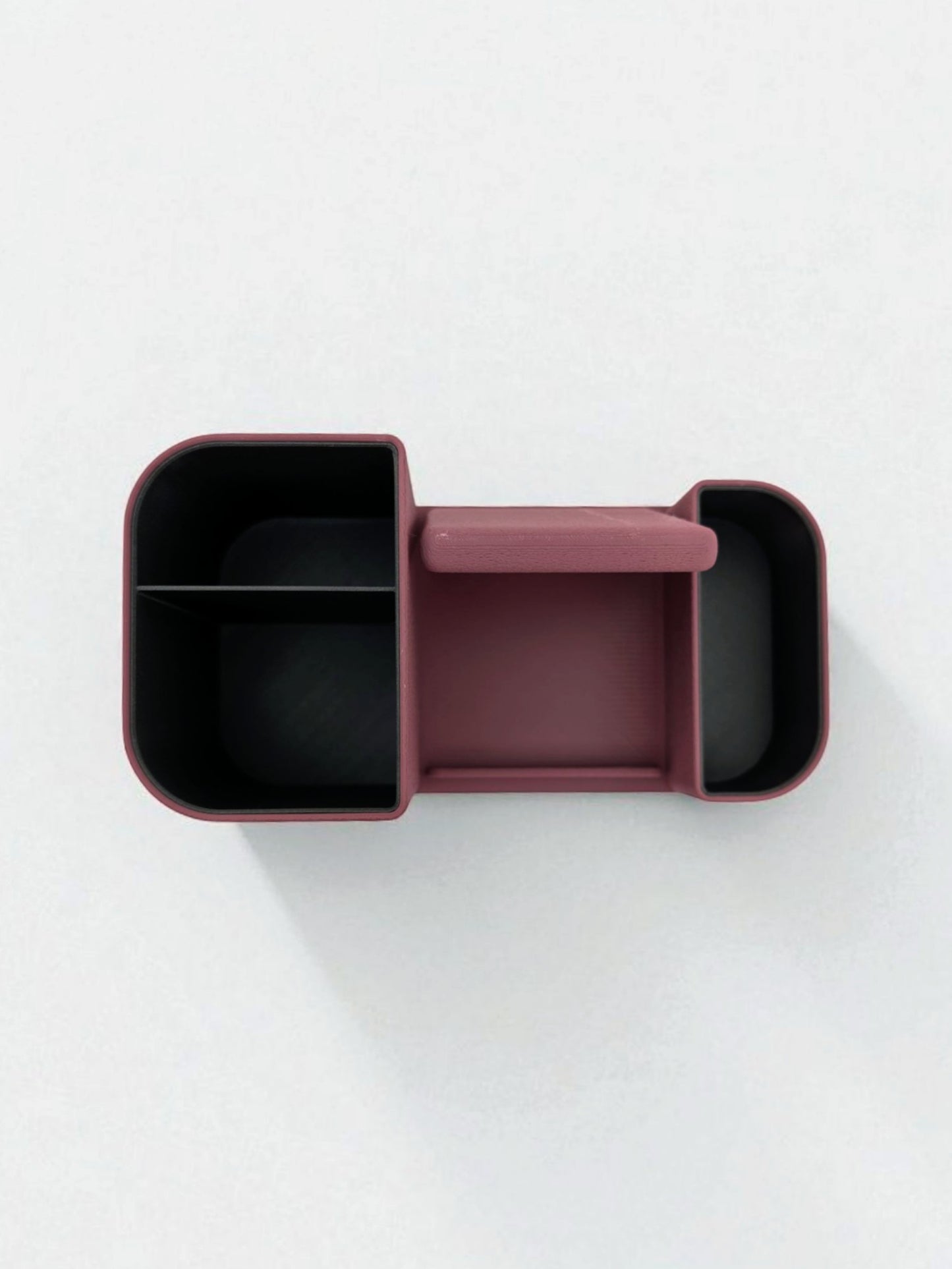 Premium-Schreibtisch-Organizer mit Fuzzy-Finish – Büro-Organizer mit Smartphone-Halter