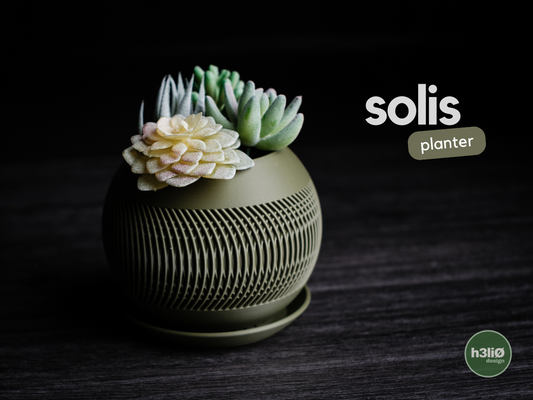 solis · Pflanzgefäß – modern, minimalistisch & mit Drehverschluss