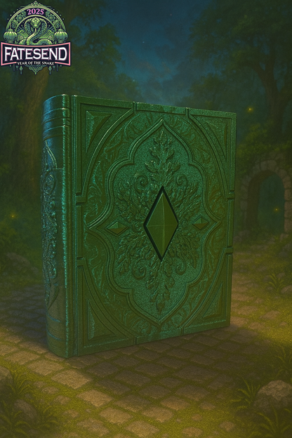📖 Book Tome "Ancient" – Modulares Aufbewahrungsbuch aus Silk PLA