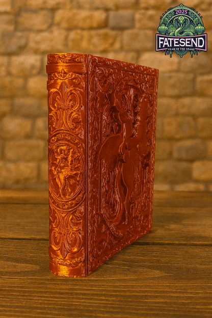 Book Tome "Headless Horseman" – Modularer Würfelturm & Aufbewahrungsbuch aus Silk PLA