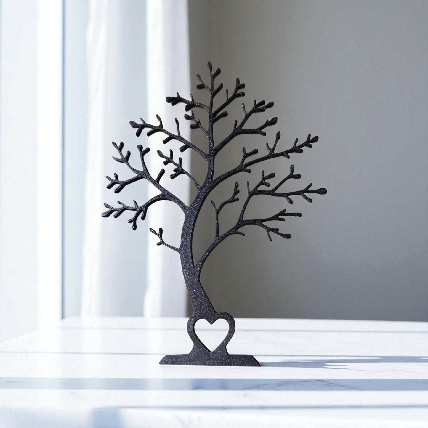 🌳 Minimalistischer Baum – Dekobaum mit Herzsockel | Modern, verspielt & stilvoll 🌳