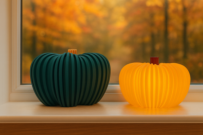 🎃 3er-Set Kürbis-Dekoration – LED-geeignet & herbstlich schön
