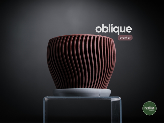 oblique · Pflanzgefäß – modern, minimalistisch & erhöht