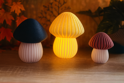 🍄 Deko-Pilze im 3er-Set – Stilvolle Herbstdeko